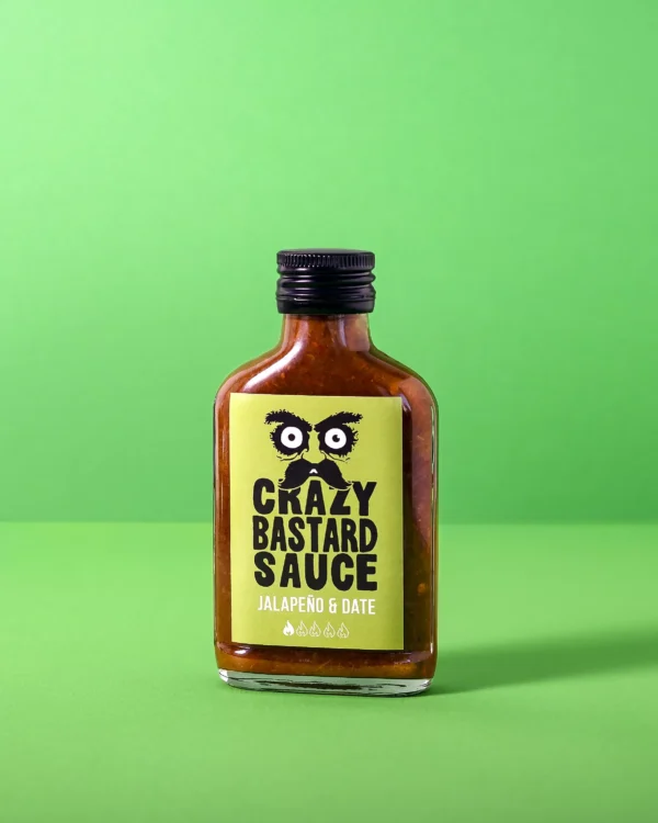 CRAZY BASTARD padažas su jalapenais ir datulėmis
