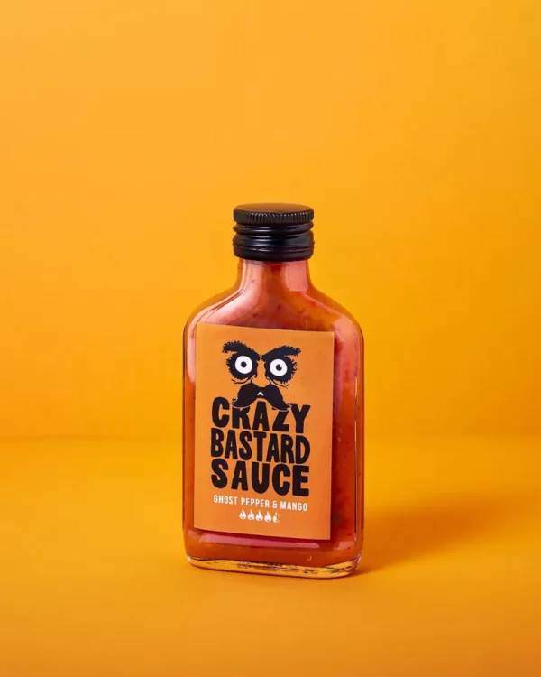 CRAZY BASTARD su pipiras „Bhut Jolokia“ ir mangais