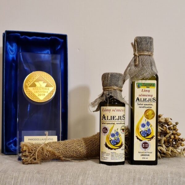 Šalto spaudimo linų sėmenų aliejus (Pagal senovines tradicijas) - Image 2