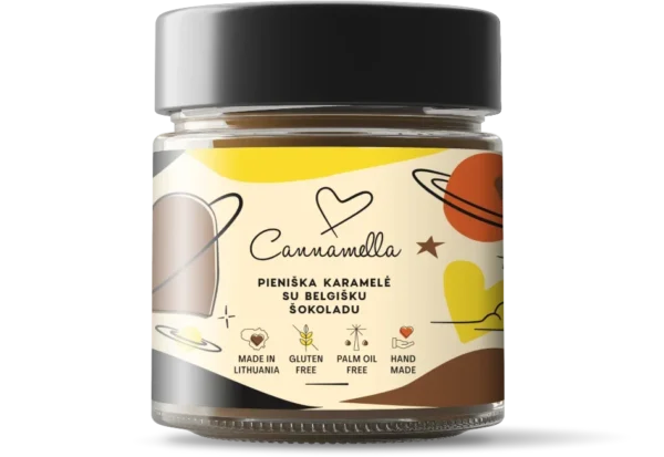 Pieniška karamelė su belgišku šokoladu 220 g.