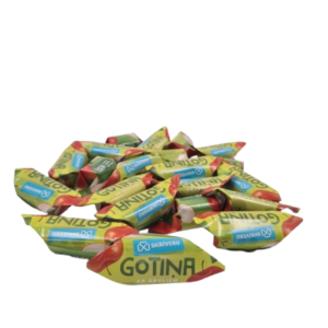 Saldainiai "Skriveru Karvutė" su obuoliais