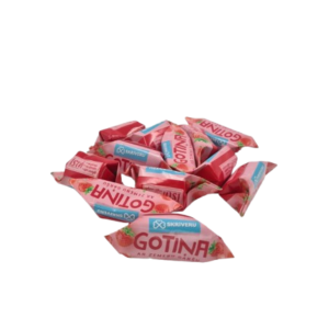 Saldainiai "Skriveru Karvutė" su braškėmis