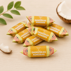Saldainiai "Karvutė - Dangiškas kokosas“