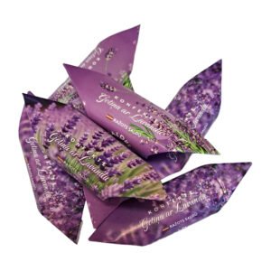 Saldainiai "Karvutė" su levandomis